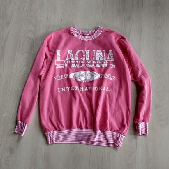 Vintage 90's Laguna Sportswear Crewneck Sweatshirt M - Picture 1 of 2